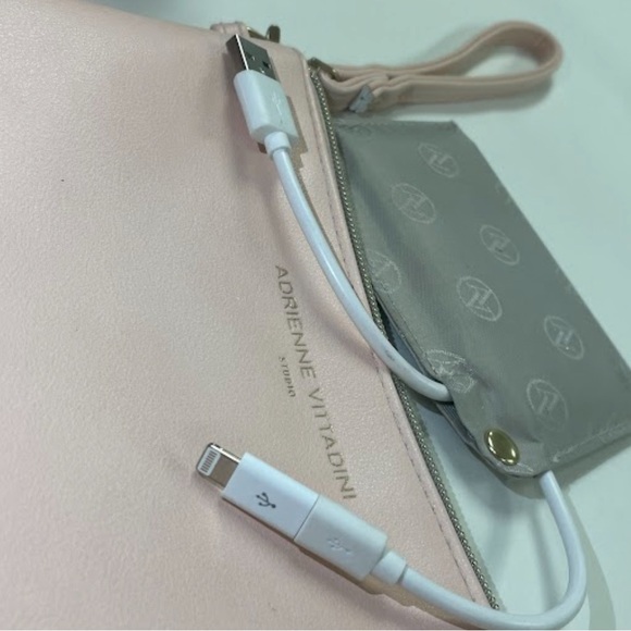 Adrienne Vittadini Soft Pink Wristlet Clutch - Picture 5 of 12